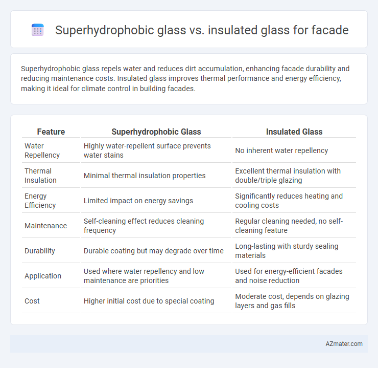 Superhydrophobic glass vs. insulated glass for facade - What is The Difference?