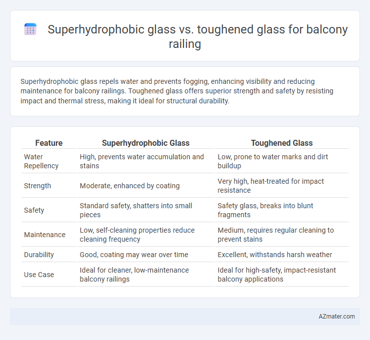Superhydrophobic glass vs. toughened glass for balcony railing - What is The Difference?