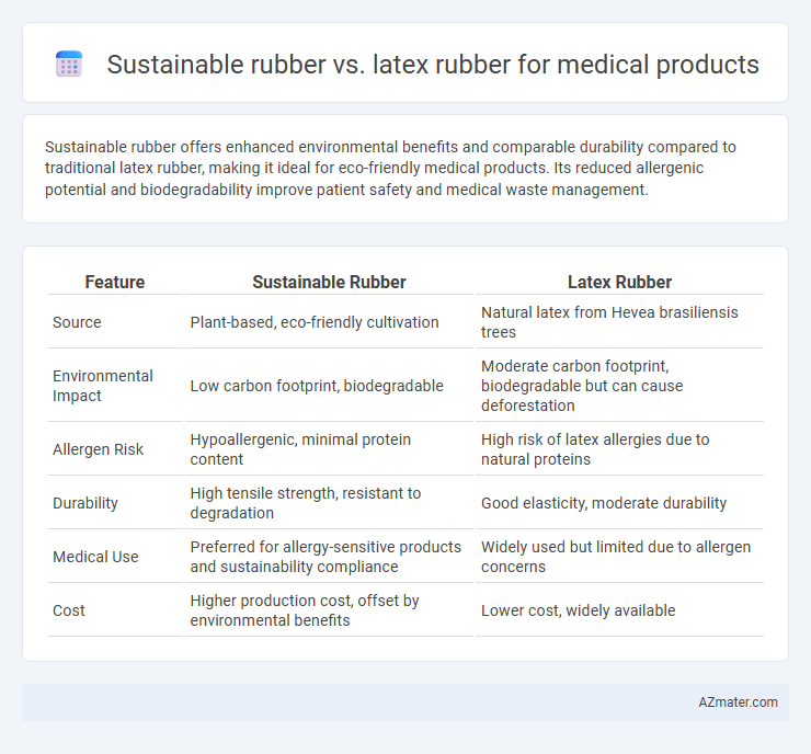 Sustainable rubber vs. latex rubber for medical products - What is The Difference?