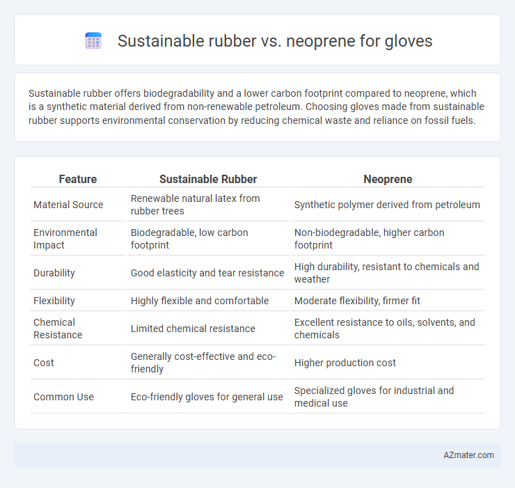 Sustainable rubber vs. neoprene for gloves - What is The Difference?
