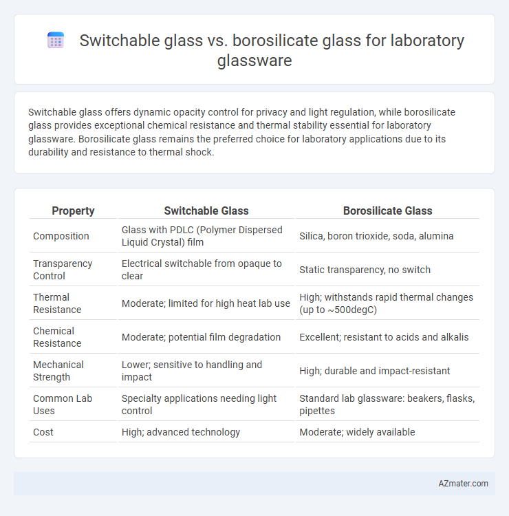Switchable glass vs. borosilicate glass for laboratory glassware - What is The Difference?