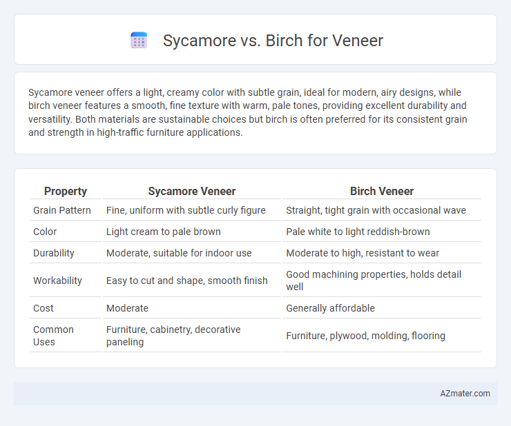 Sycamore vs. Birch for Veneer - What is The Difference?