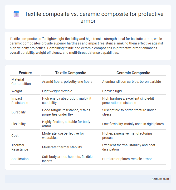 Textile composite vs. ceramic composite for protective armor - What is The Difference?