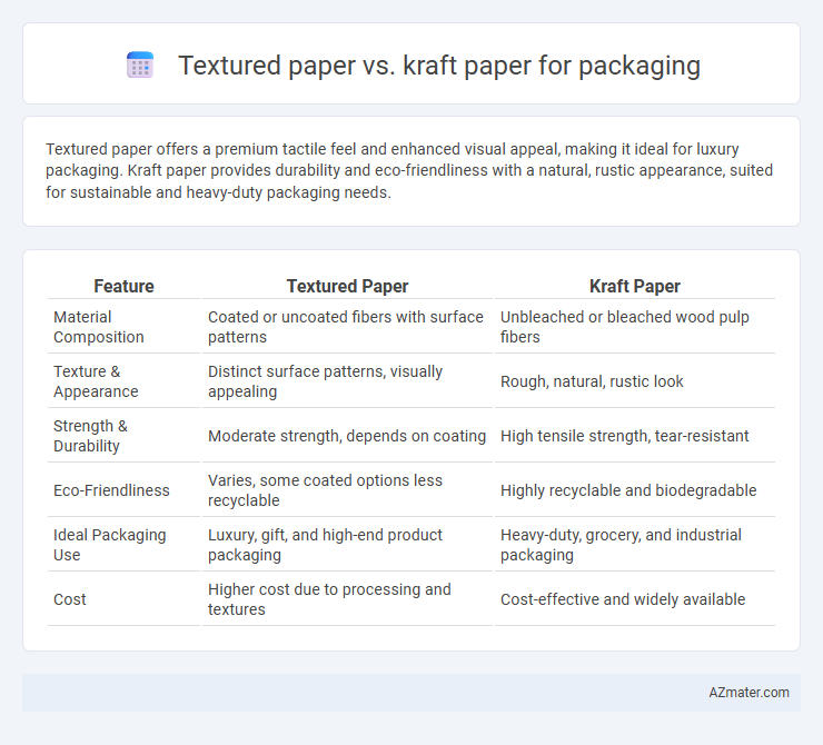 Textured paper vs. kraft paper for packaging - What is The Difference?