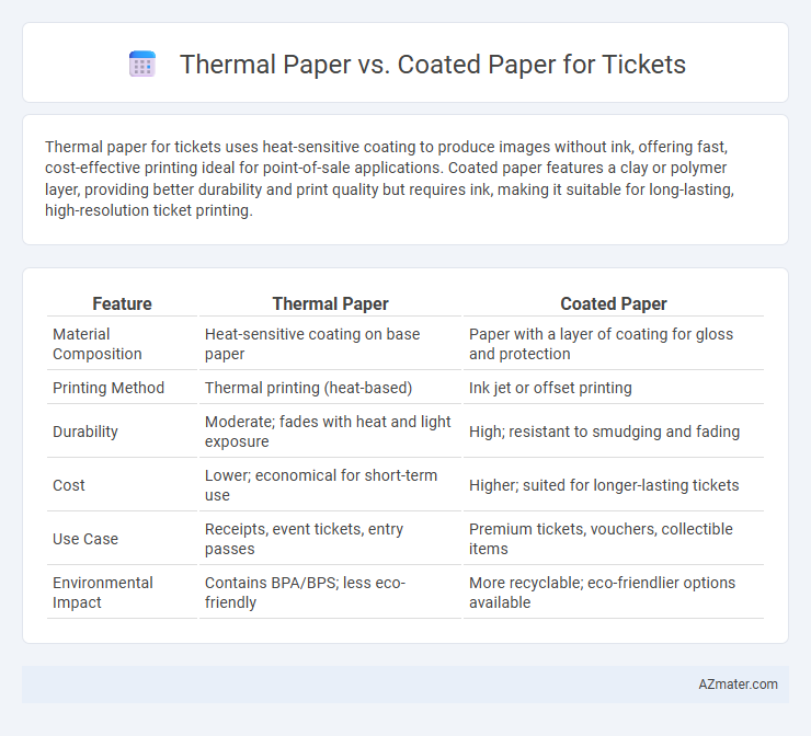 Thermal Paper vs. Coated Paper for Tickets - What is The Difference?
