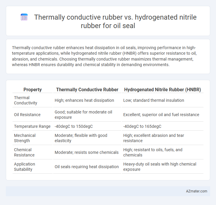 Thermally conductive rubber vs. hydrogenated nitrile rubber for oil seal - What is The Difference?