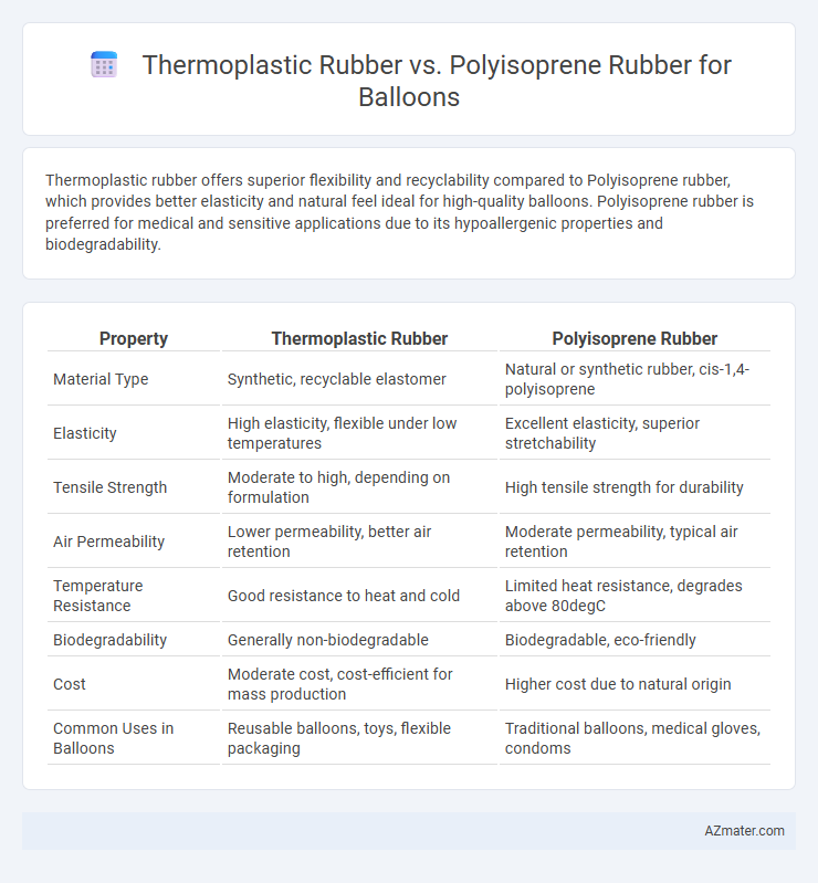 Thermoplastic Rubber vs. Polyisoprene Rubber for Balloons - What is The Difference?
