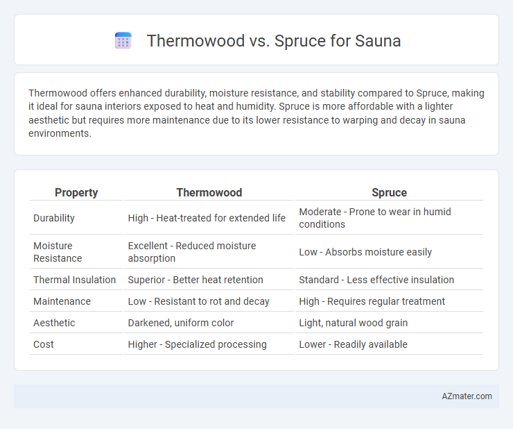 Thermowood vs. Spruce for Sauna - What is The Difference?