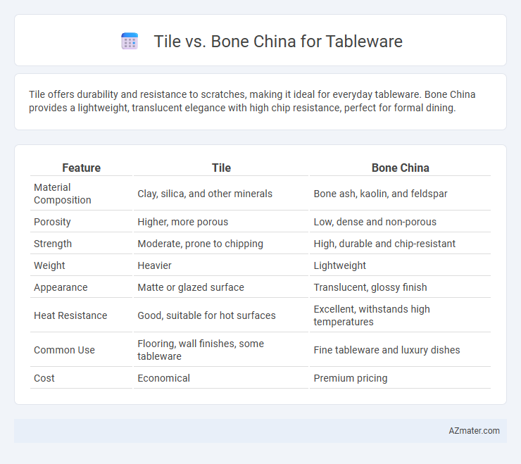 Tile vs. Bone China for Tableware - What is The Difference?