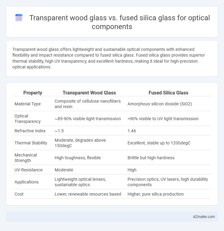 Transparent wood glass vs. fused silica glass for optical components - What is The Difference?