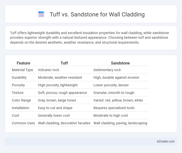 Tuff vs. Sandstone for Wall Cladding - What is The Difference?