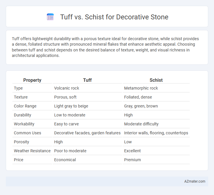 Tuff vs. Schist for Decorative Stone - What is The Difference?