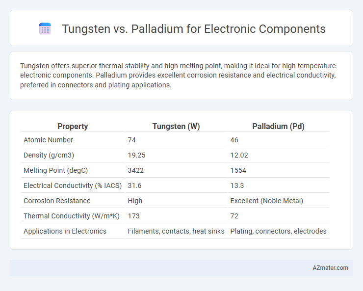 Tungsten vs. Palladium for Electronic Components - What is The Difference?