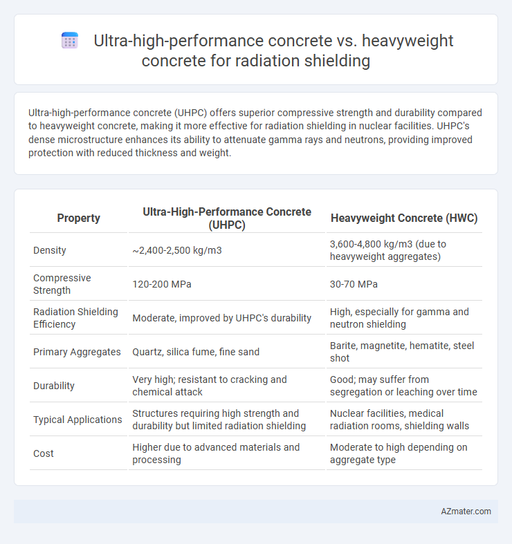 Ultra-high-performance concrete vs. heavyweight concrete for radiation shielding - What is The Difference?