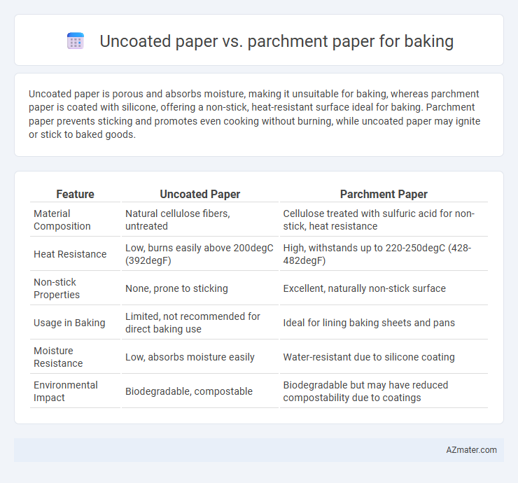 Uncoated paper vs. parchment paper for baking - What is The Difference?