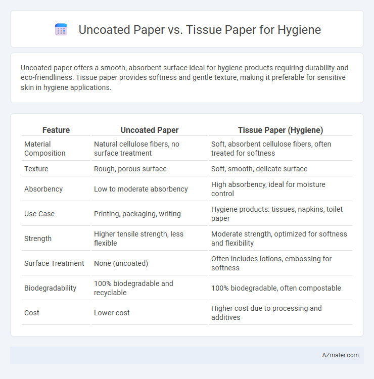 Uncoated Paper vs. Tissue Paper for Hygiene - What is The Difference?