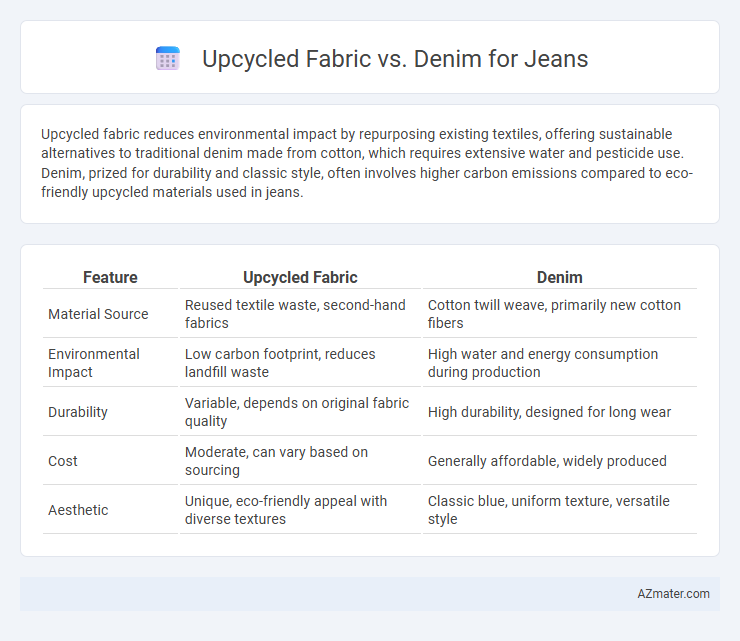 Upcycled Fabric vs. Denim for Jeans - What is The Difference?