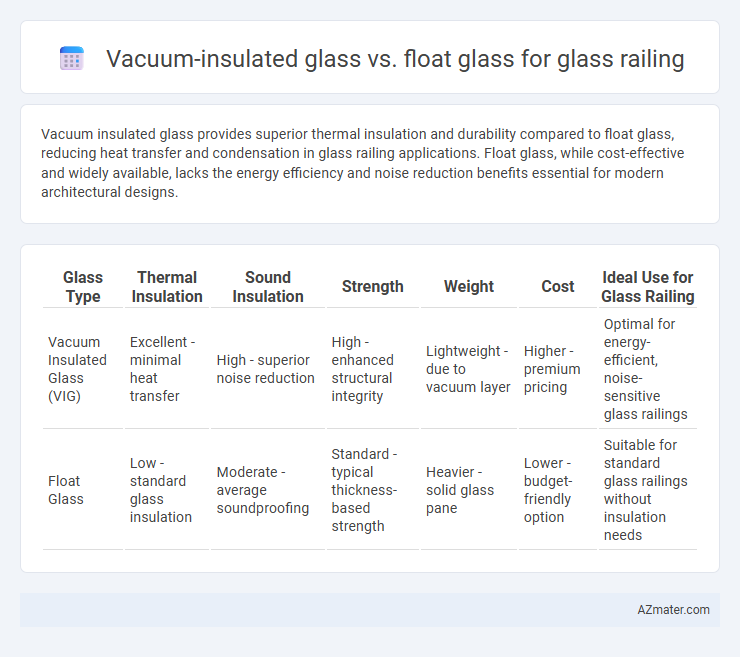 Vacuum-insulated glass vs. float glass for glass railing - What is The Difference?