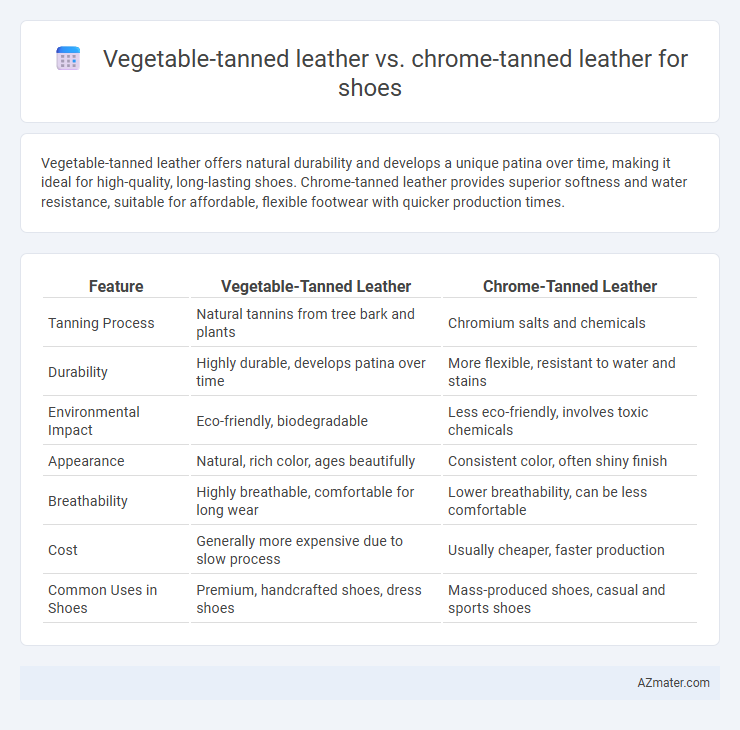Vegetable-tanned leather vs. chrome-tanned leather for shoes - What is The Difference?