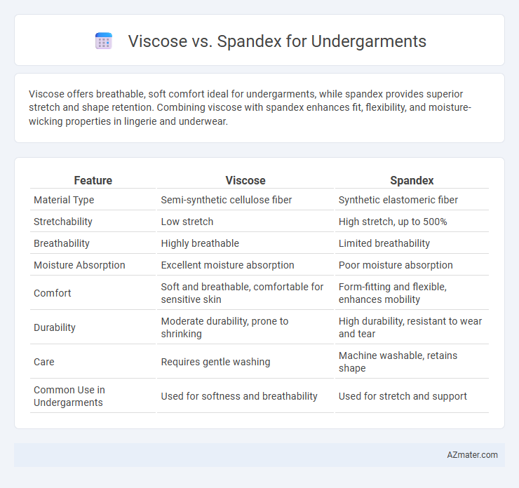 Viscose vs. Spandex for Undergarments - What is The Difference?