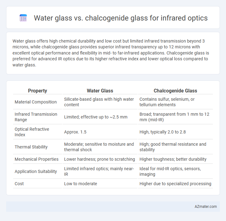 Water glass vs. chalcogenide glass for infrared optics - What is The Difference?