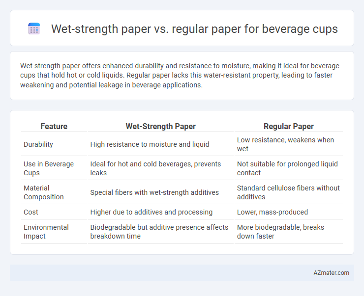 Wet-strength paper vs. regular paper for beverage cups - What is The Difference?