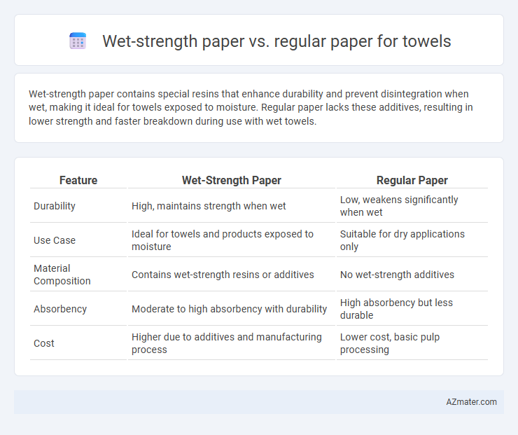 Wet-strength paper vs. regular paper for towels - What is The Difference?