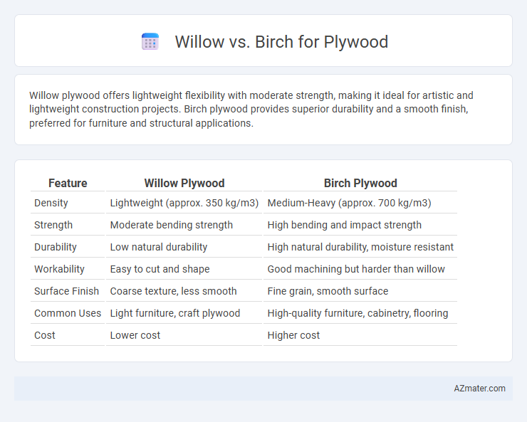 Willow vs. Birch for Plywood - What is The Difference?