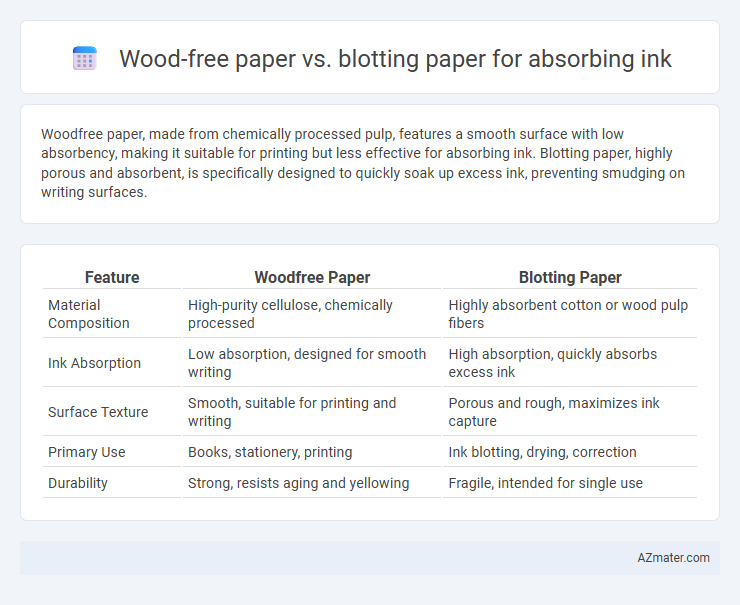 Wood-free paper vs. blotting paper for absorbing ink - What is The Difference?
