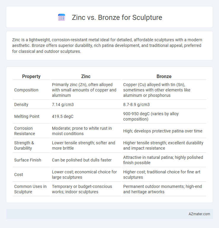 Zinc vs. Bronze for Sculpture - What is The Difference?
