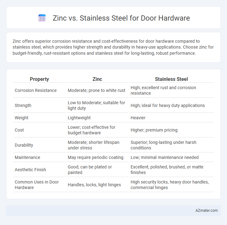 Zinc vs. Stainless Steel for Door Hardware - What is The Difference?