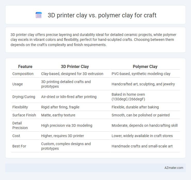 3D printer clay vs. polymer clay for craft - What is The Difference?