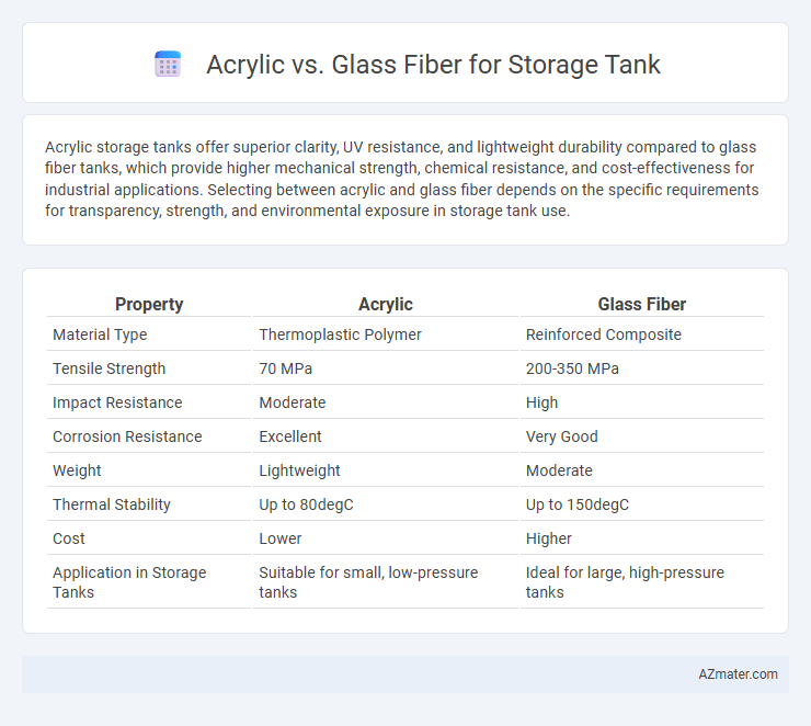 Acrylic vs. Glass Fiber for Storage Tank - What is The Difference?