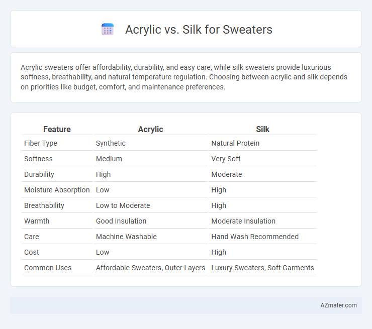 Acrylic vs. Silk for Sweaters - What is The Difference?