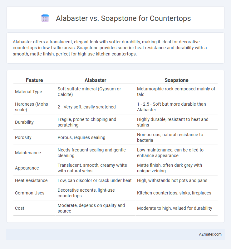 Alabaster vs. Soapstone for Countertops - What is The Difference?