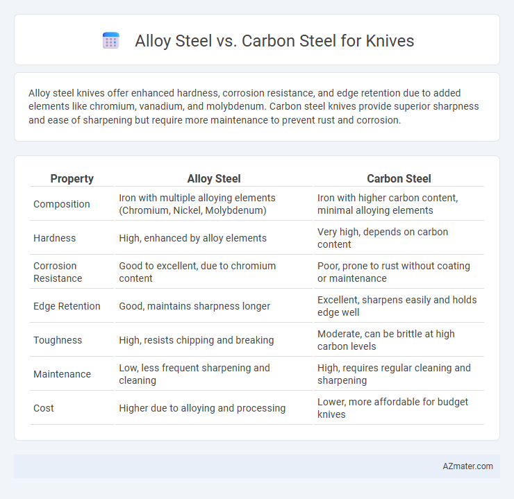 Alloy Steel vs. Carbon Steel for Knives - What is The Difference?