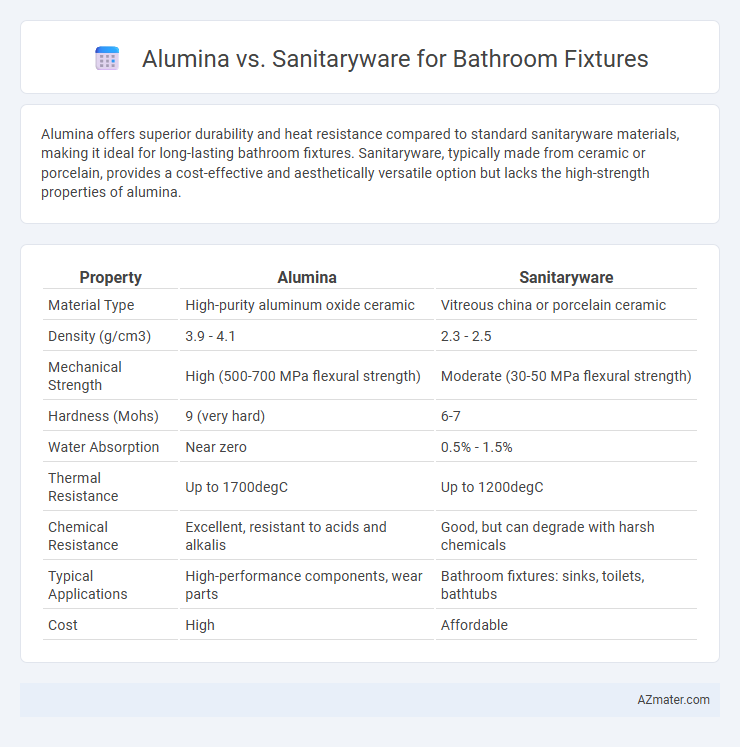 Alumina vs. Sanitaryware for Bathroom Fixtures - What is The Difference?