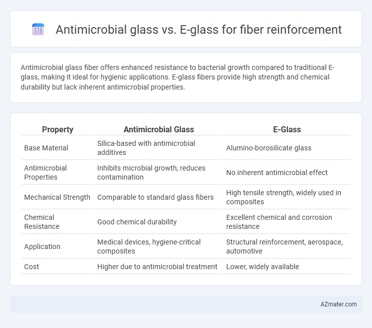 Antimicrobial glass vs. E-glass for fiber reinforcement - What is The Difference?