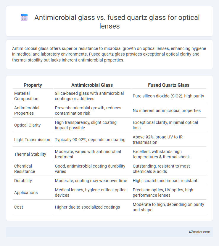 Antimicrobial glass vs. fused quartz glass for optical lenses - What is The Difference?