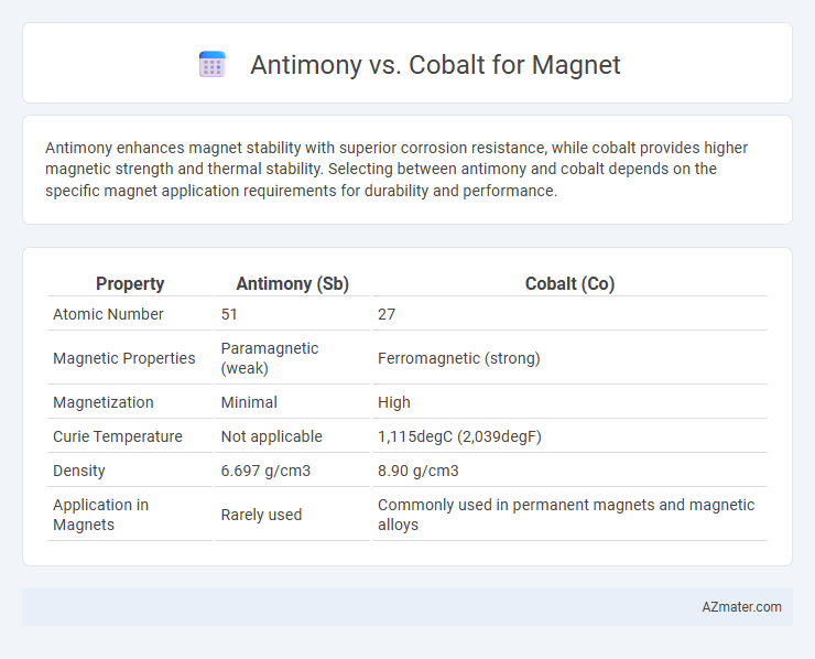 Antimony vs. Cobalt for Magnet - What is The Difference?