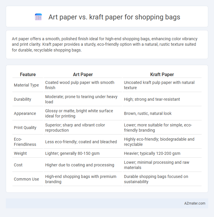 Art paper vs. kraft paper for shopping bags - What is The Difference?