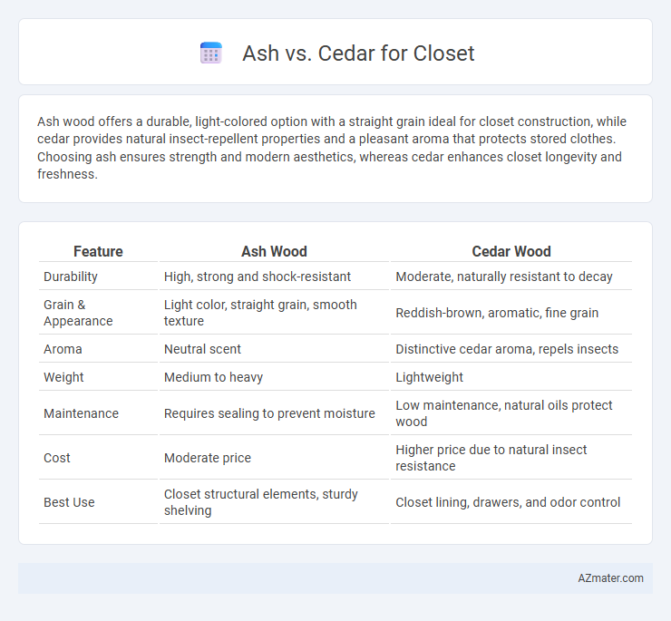Ash vs. Cedar for Closet - What is The Difference?