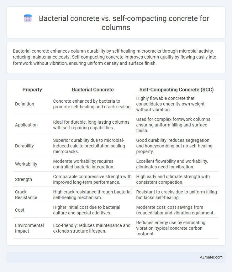 Bacterial concrete vs. self-compacting concrete for columns - What is The Difference?