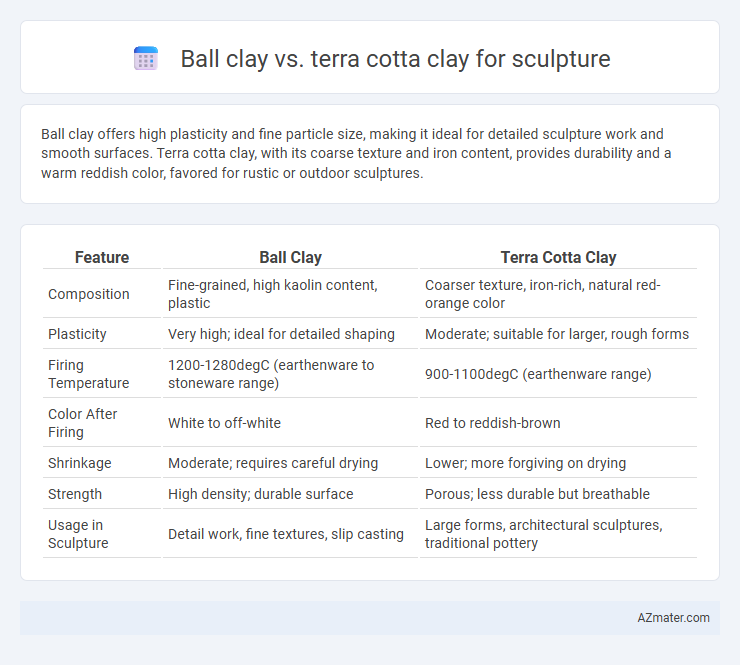 Ball clay vs. terra cotta clay for sculpture - What is The Difference?