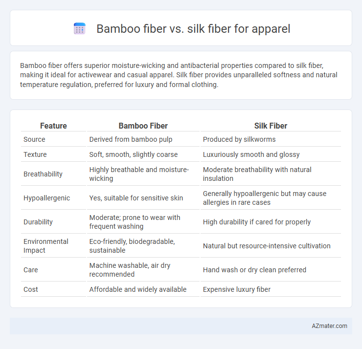 Bamboo fiber vs. silk fiber for apparel - What is The Difference?