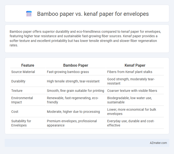 Bamboo paper vs. kenaf paper for envelopes - What is The Difference?