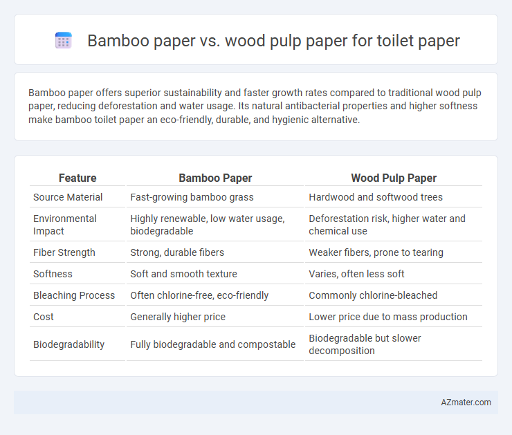 Bamboo paper vs. wood pulp paper for toilet paper - What is The Difference?