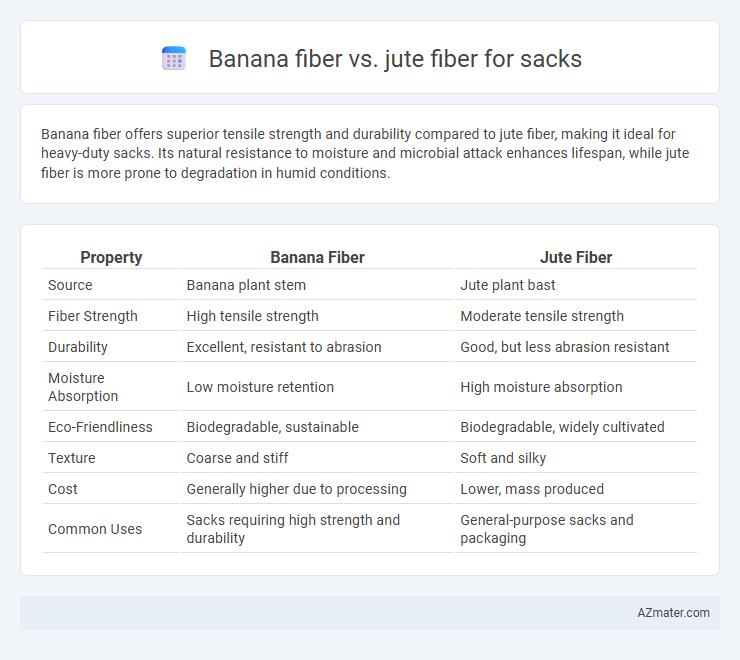Banana fiber vs. jute fiber for sacks - What is The Difference?