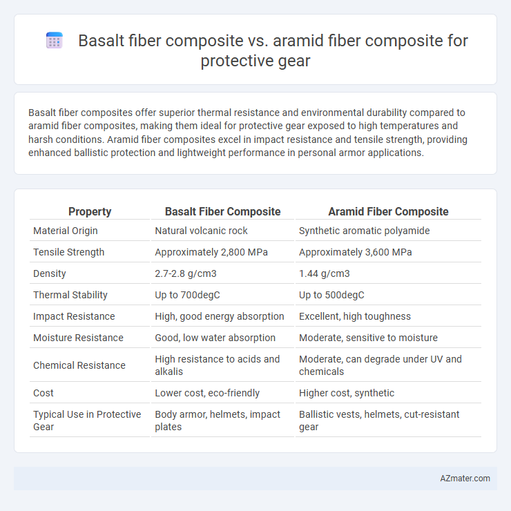 Basalt fiber composite vs. aramid fiber composite for protective gear - What is The Difference?