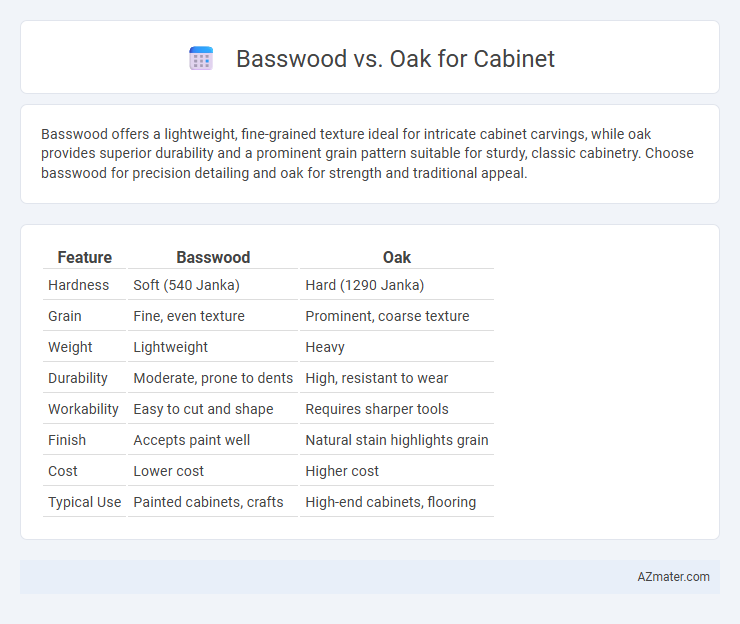Basswood vs. Oak for Cabinet - What is The Difference?